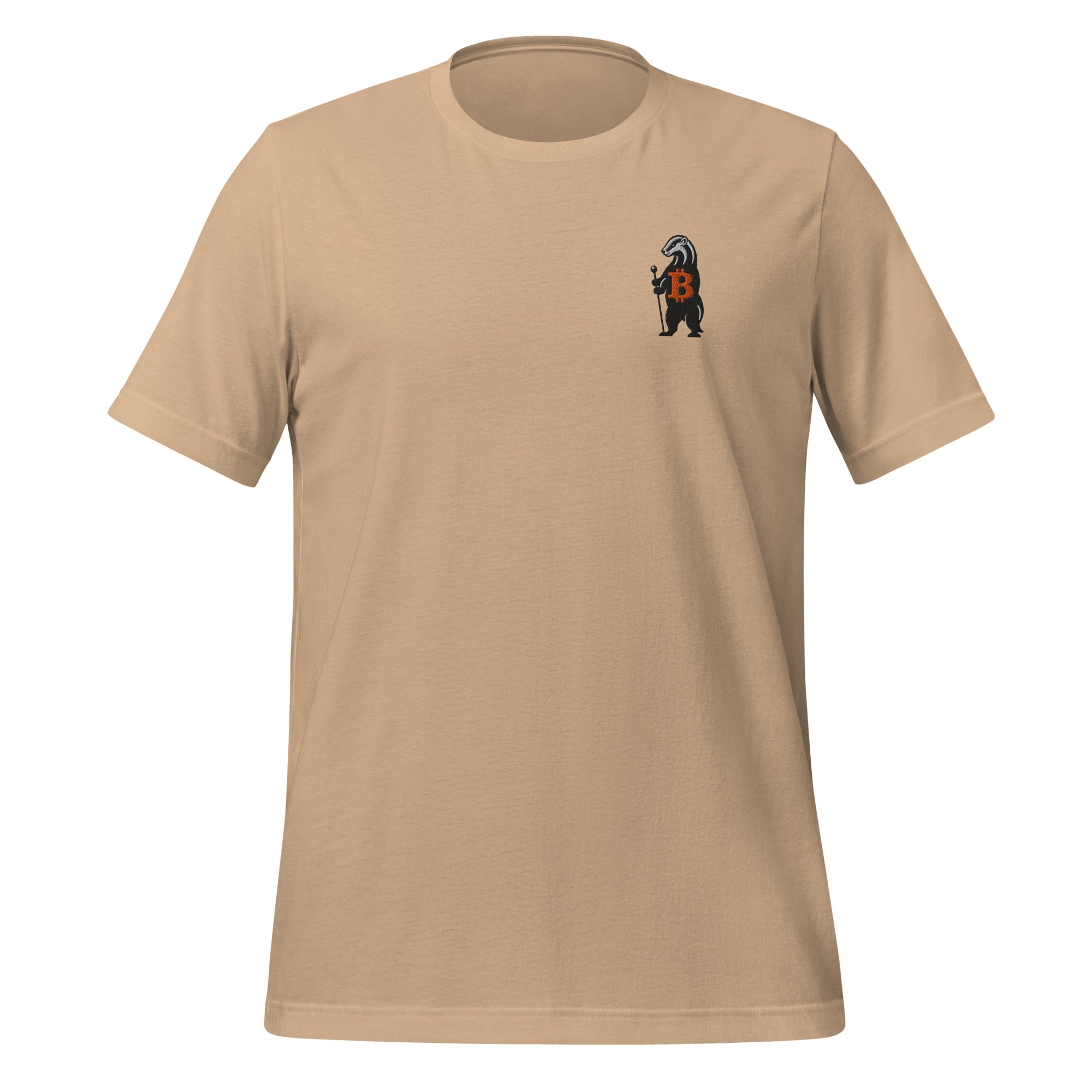 Honey Badger / Orange B T-Shirt  The Orange Habit | Bitcoin Clothing & Apparel.