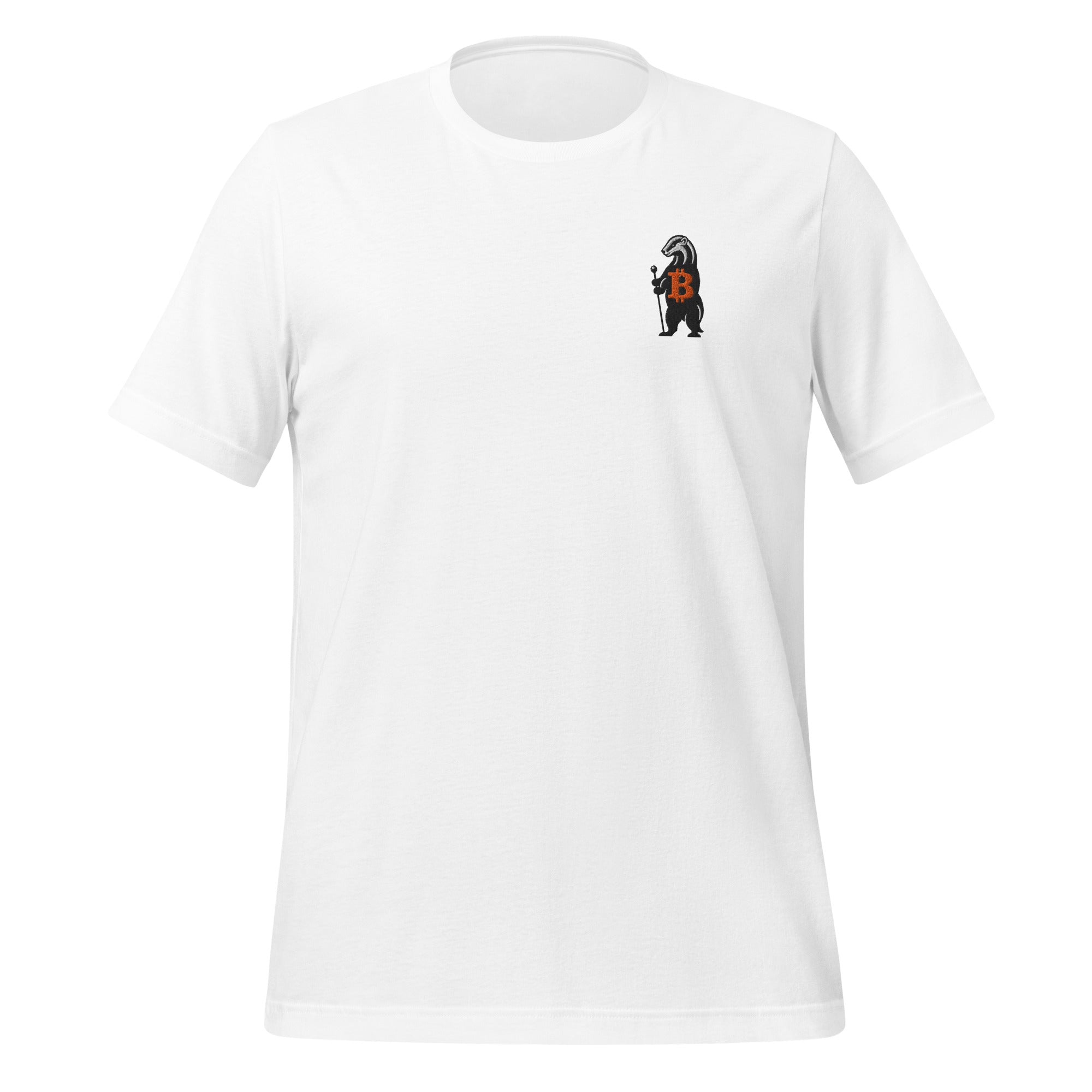 Honey Badger / Orange B T-Shirt  The Orange Habit | Bitcoin Clothing & Apparel.