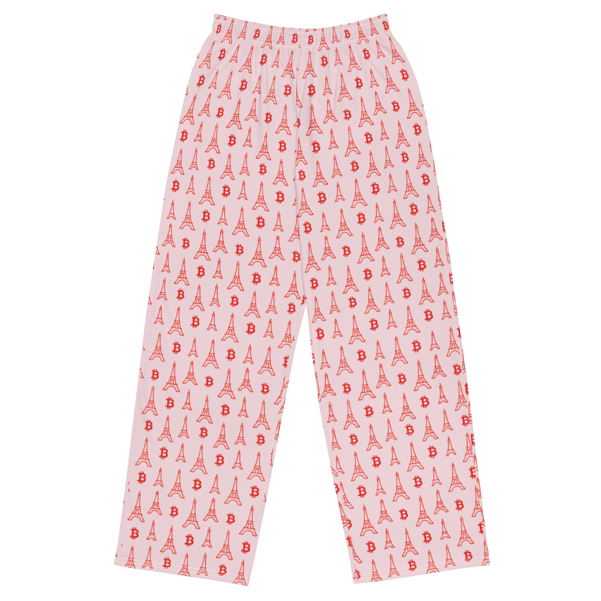Womens Bitcoin Parise sweatpants in Primrose Pink by Nikki Nakamoto at The Orange Habit