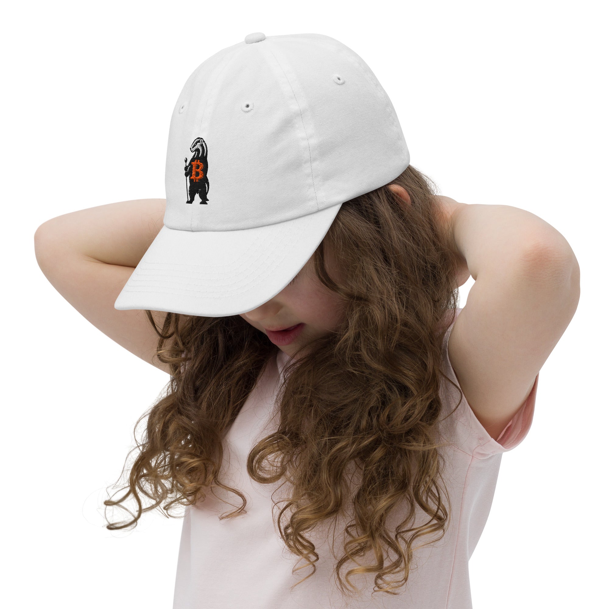 Honey Badger / Kid's Bitcoin Hat  The Orange Habit | Bitcoin Clothing & Apparel.